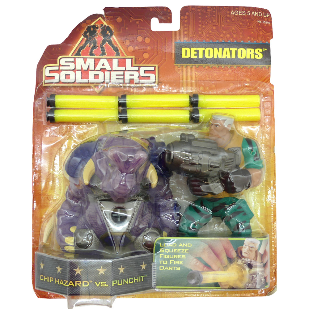 VTG 1998 Kenner Small Soldiers Detonators Chip Hazard VS Punchit Action Figures
